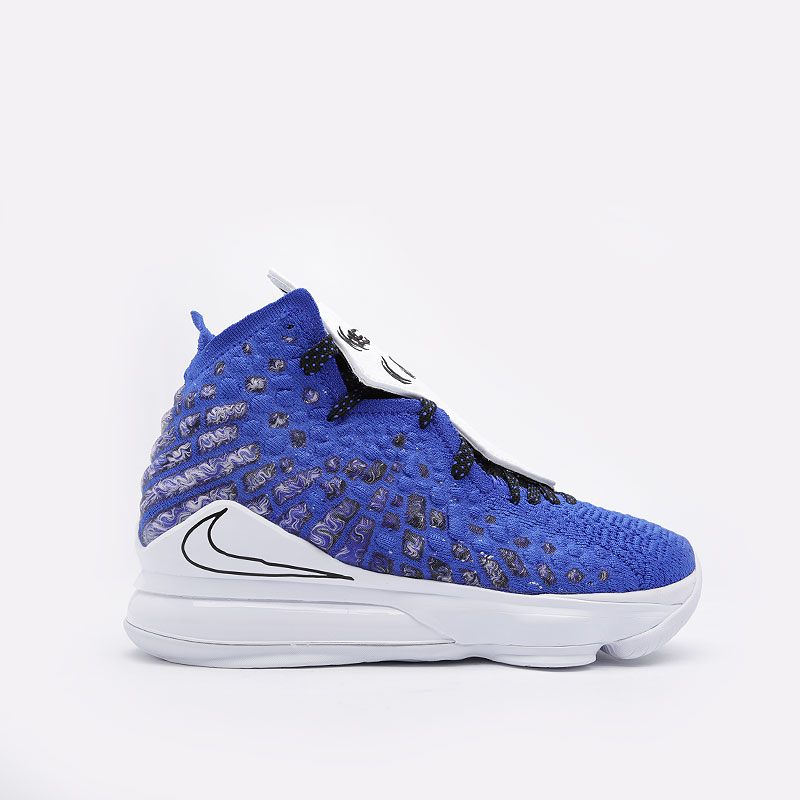  синие баскетбольные кроссовки Nike Lebron XVII MTAA CT3464-400 - цена, описание, фото 1